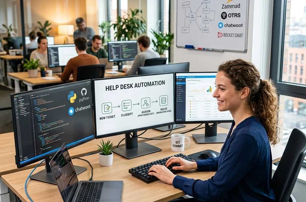 Stop Wasting Time on Support Headaches: 7 Quick Hacks to Automate Your Helpdesk Using Open-Source Tools